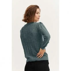 Grønn Fransa Freretta Car 1 Cardigan Green -dame-cardigans Butikk unnamed file 4418