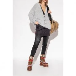 Dsquared2 Oversize Shirt Gray -dame-cardigans Butikk unnamed file 4439