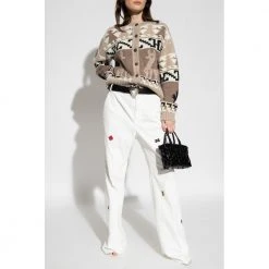 Dsquared2 Alpaca Wool Cardigan Beige -dame-cardigans Butikk unnamed file 4459