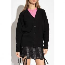 Dolce & Gabbana Cardigan With Patch Black -dame-cardigans Butikk unnamed file 4463