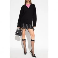 Dolce & Gabbana Cardigan With Patch Black -dame-cardigans Butikk unnamed file 4466