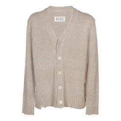 Maison Margiela SWEATER Beige -dame-cardigans Butikk unnamed file 4479