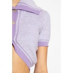 Jacquemus Campana Cardigan Purple -dame-cardigans Butikk unnamed file 4489