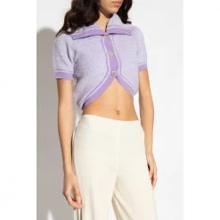 Jacquemus Campana Cardigan Purple -dame-cardigans Butikk unnamed file 4490