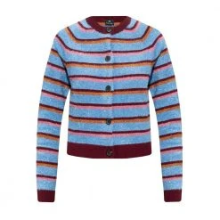 PS By Paul Smith Striped Cardigan Blue -dame-cardigans Butikk unnamed file 4496