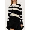 Vivienne Westwood Cardigan With Geometric Pattern Black -dame-cardigans Butikk unnamed file 4499