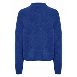 Blå Gestuz Alphagz Short Cardigan Genser Cardigan Blue -dame-cardigans Butikk unnamed file 452