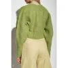 Cult Gaia Casella Embellished Cardigan Green