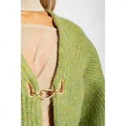 Cult Gaia Casella Embellished Cardigan Green -dame-cardigans Butikk unnamed file 4539