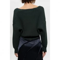 Aeron Mount Cropped Cardigan Green
