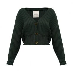 Aeron Mount Cropped Cardigan Green -dame-cardigans Butikk unnamed file 4560