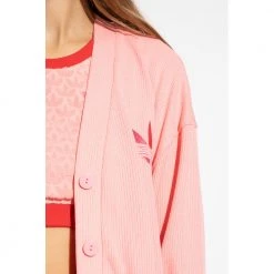 Adidas Originals Cardigan With Logo Pink -dame-cardigans Butikk unnamed file 4574