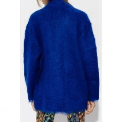 Etro Cardigan With Logo Blue