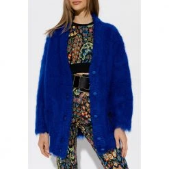 Etro Cardigan With Logo Blue -dame-cardigans Butikk unnamed file 4600