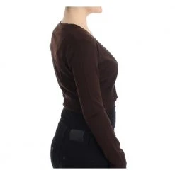 Roberto Cavalli Cropped Cardigan Brown -dame-cardigans Butikk unnamed file 4610