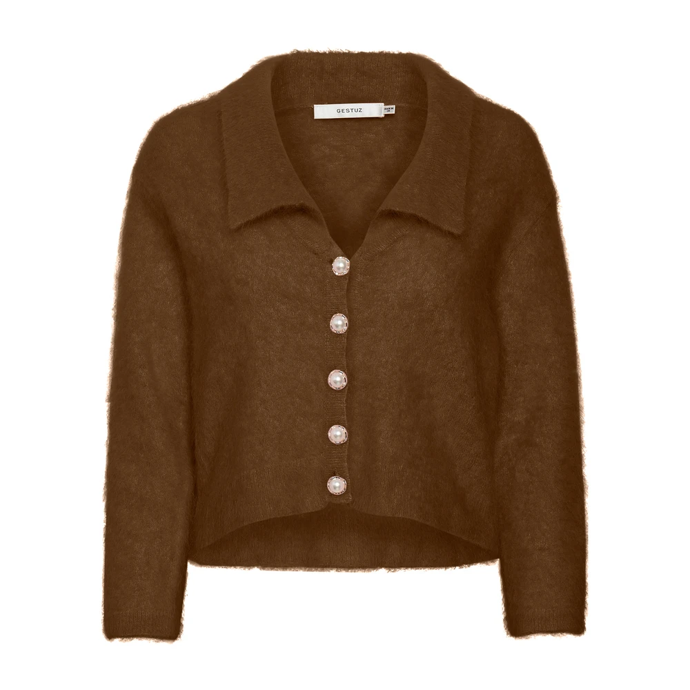 Gestuz Mandagz Cardigan Brown 6 Gestuz Mandagz Cardigan Brown - Bilde 4
