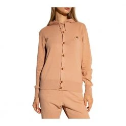 Vivienne Westwood Hooded Sweater Beige -dame-cardigans Butikk unnamed file 4726