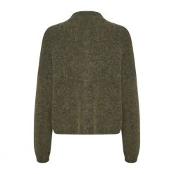 Dark Green Gestuz Alphagz Short Cardigan Green