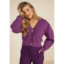 Aaiko Cardigans Purple -dame-cardigans Butikk unnamed file 4744