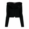 Blumarine MAGLIA CARDIGAN CORT Black -dame-cardigans Butikk unnamed file 4758