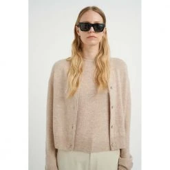 InWear MonikaIW Cardigan - Oatmeal Melange Beige -dame-cardigans Butikk unnamed file 476