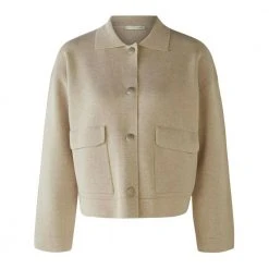 Oui Cardigans Beige -dame-cardigans Butikk unnamed file 4761