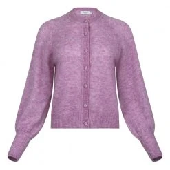 Moss Copenhagen Maimee Mohair Cardigan Pink