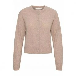 InWear MonikaIW Cardigan - Oatmeal Melange Beige -dame-cardigans Butikk unnamed file 479