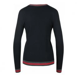 Gucci Wool Faux Pearl Cardigan Black -dame-cardigans Butikk unnamed file 4790