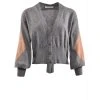 Liviana Conti Vest Gray -dame-cardigans Butikk unnamed file 4823