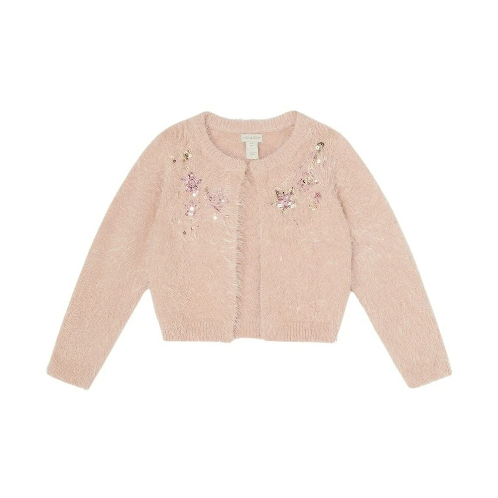 Pale Pink Monsoon Kids Fluffy Knit Embellis 3-4 Years Kids Girl Daywear Cardigans Pink 5 Pale Pink Monsoon Kids Fluffy Knit Embellis 3-4 Years Kids Girl Daywear Cardigans Pink - Bilde 3