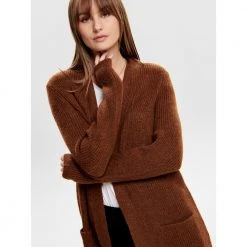 ONLY Unljade L / S Cardigan Jacket Brown -dame-cardigans Butikk unnamed file 4851