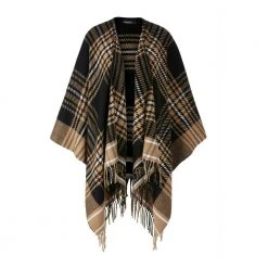 Marc Cain Poncho Brown -dame-cardigans Butikk unnamed file 4857