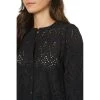 By-Bar SAMMIE EMBROIDERY BLOUSE 856 Black -dame-cardigans Butikk unnamed file 4880