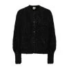 Sort Y.A.S Yasglimma Strikket Cardigan Med Knepping Og Glitter - Sort Cardigan Black -dame-cardigans Butikk unnamed file 490
