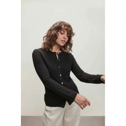Sort Davida Classic Cardigan Genser Black -dame-cardigans Butikk unnamed file 499