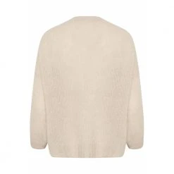 Part Two - Rastina Mohair Cardigan Whitecap Grey Beige