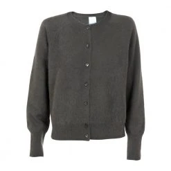 Ane Mone Angora Knit Cardigan Green