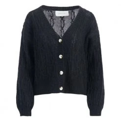 Camilla Pihl Gotland Knit Cardigan Black