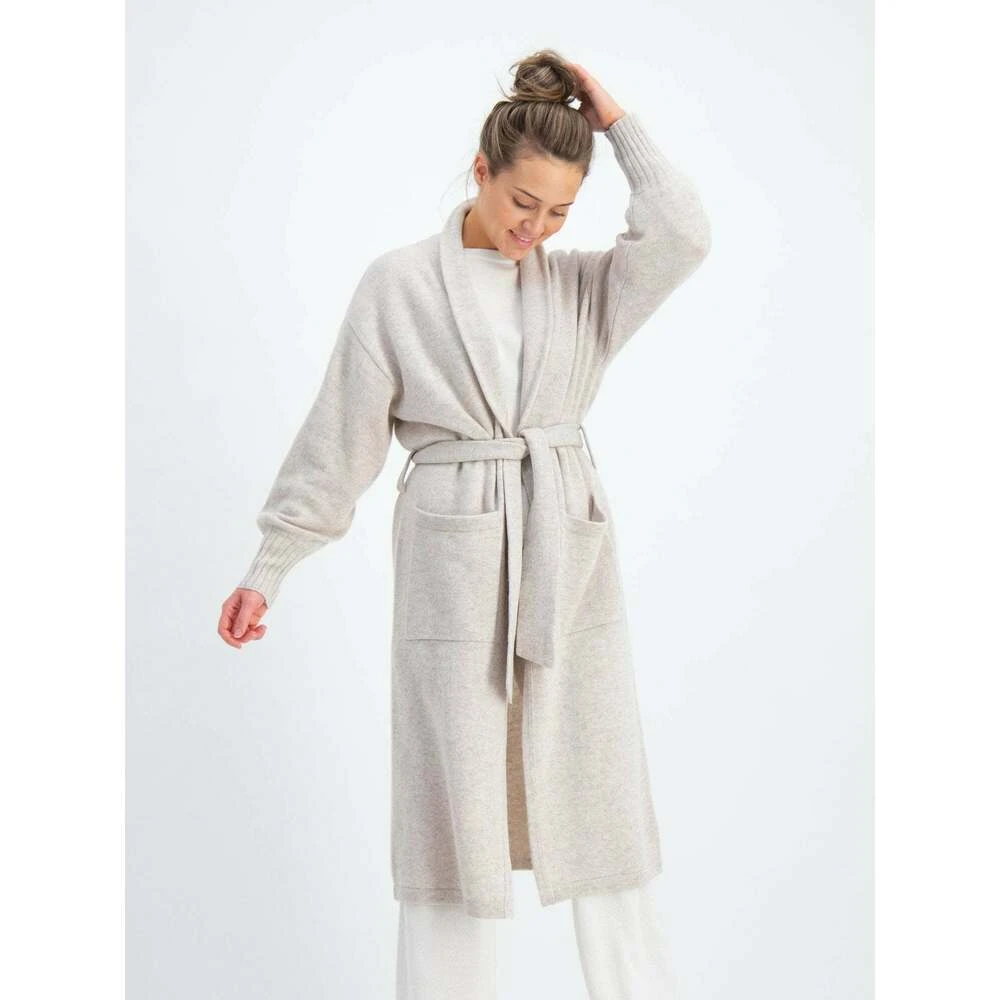 Kashmina Cashmere Cardigan Beige 11 Kashmina Cashmere Cardigan Beige - Bilde 9