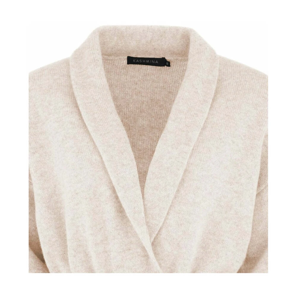 Kashmina Cashmere Cardigan Beige 14 Kashmina Cashmere Cardigan Beige - Bilde 12