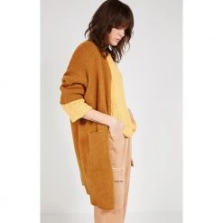 American Vintage Cardigan Vac267E20 Brown