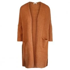 American Vintage Cardigan Vac267E20 Brown -dame-cardigans Butikk unnamed file 594