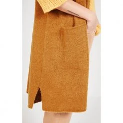 American Vintage Cardigan Vac267E20 Brown -dame-cardigans Butikk unnamed file 595