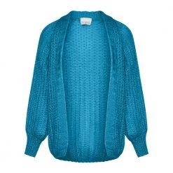Blå Noella Joseph Cardigan Solid Electric Blue Genser Blue