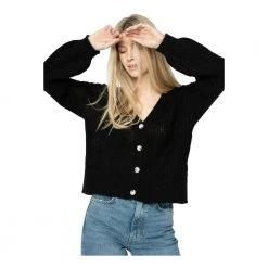 Camilla Pihl Gotland Knit Cardigan Black -dame-cardigans Butikk unnamed file 61