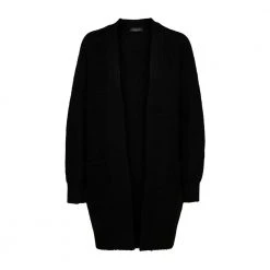 Selected Femme Slflulu Ls Knit Long Cardigan Black 11 Selected Femme Slflulu Ls Knit Long Cardigan Black -dame-cardigans Butikk unnamed file 627