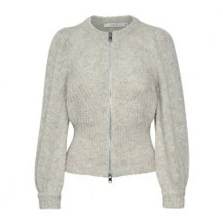 Gestuz Diankagz Knitted Cardigan 10905934 Gray