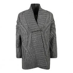 Ermanno Scervino Cardigans Gray -dame-cardigans Butikk unnamed file 635