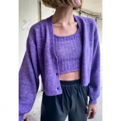 Baum Und Pferdgarten Chasmeen Cardigan Purple -dame-cardigans Butikk unnamed file 705